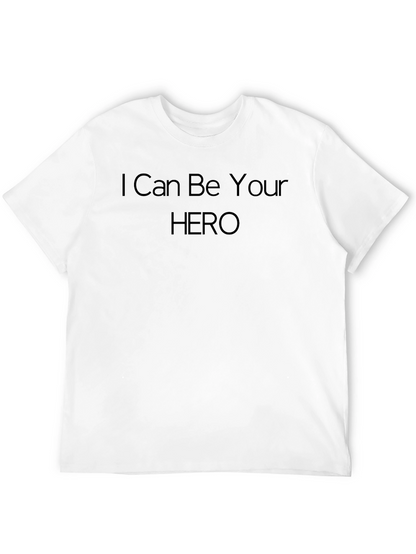 I Can Be Your Hero Black Tee