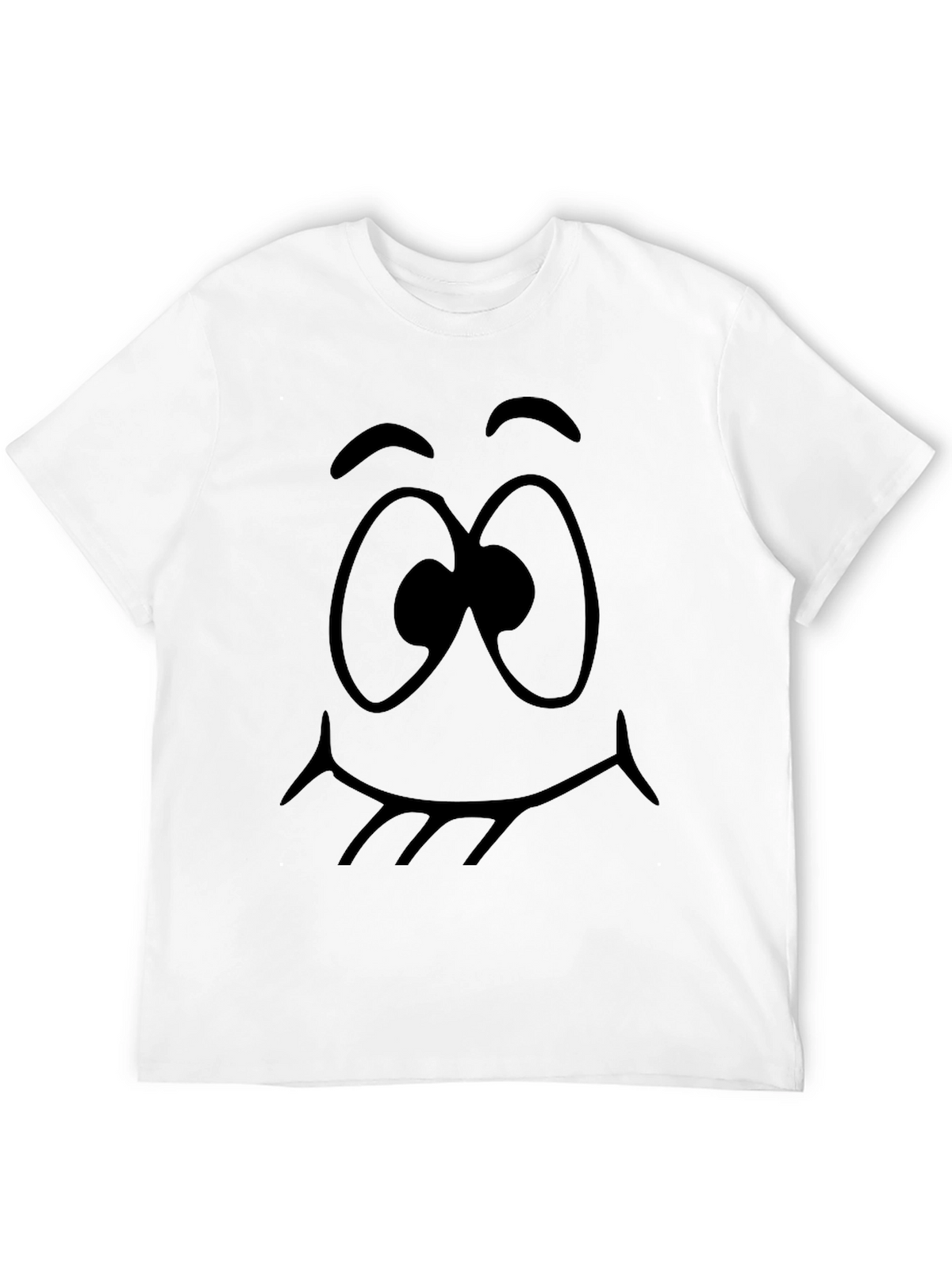 Funny Face Graphic Tee - Black