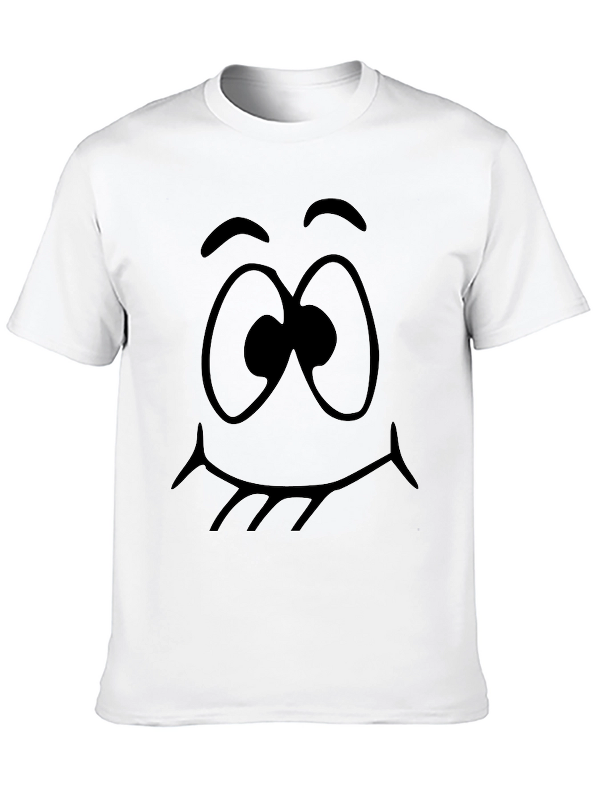 Funny Face Graphic Tee - Black