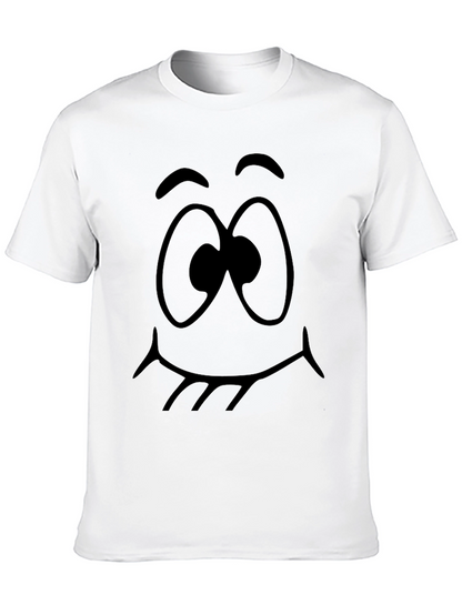Funny Face Graphic Tee - Black