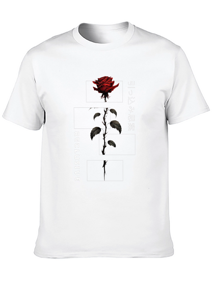 Reclusive Rose Graphic Tee - Black