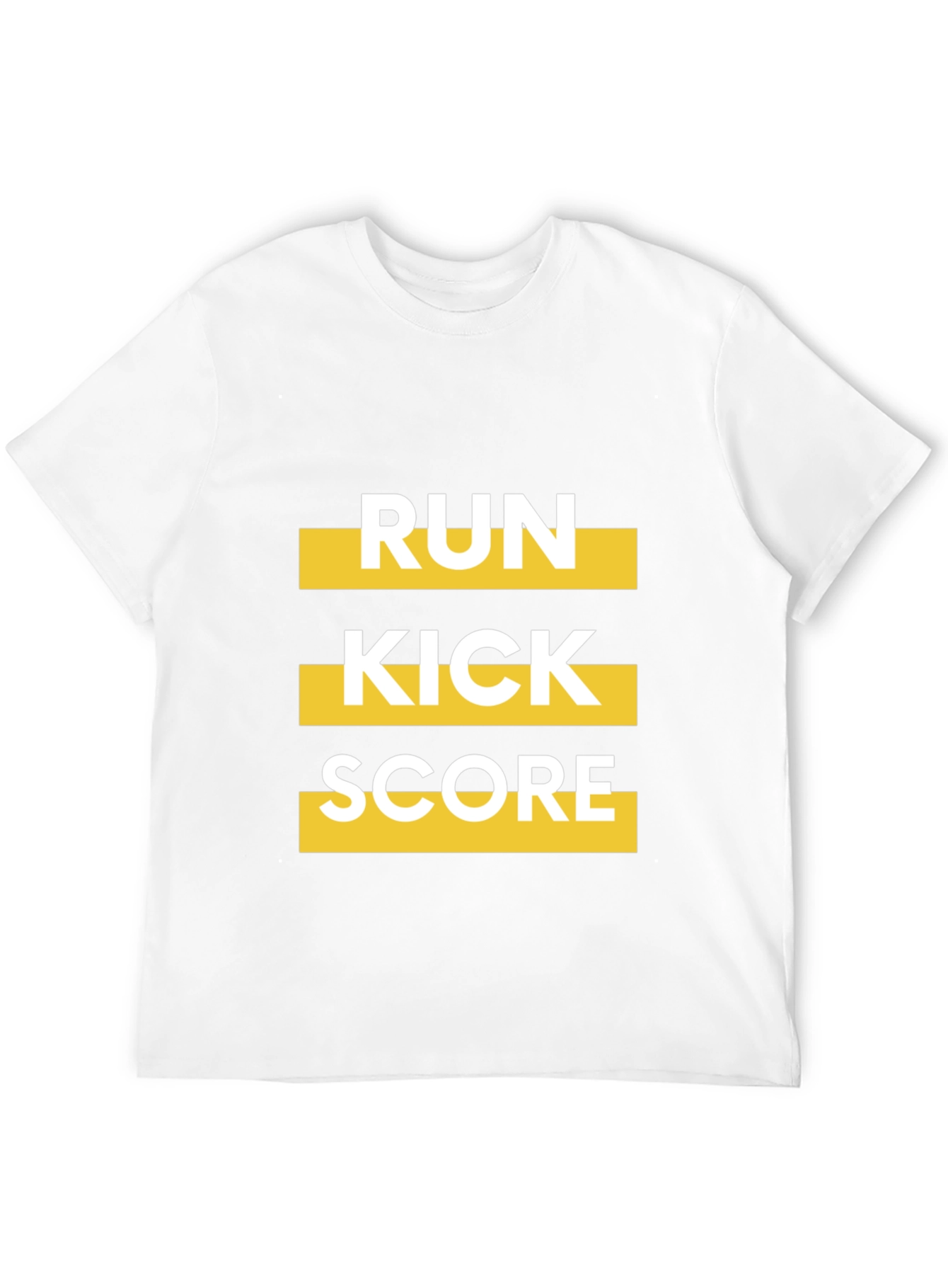 Run Kick Score Black Graphic Tee