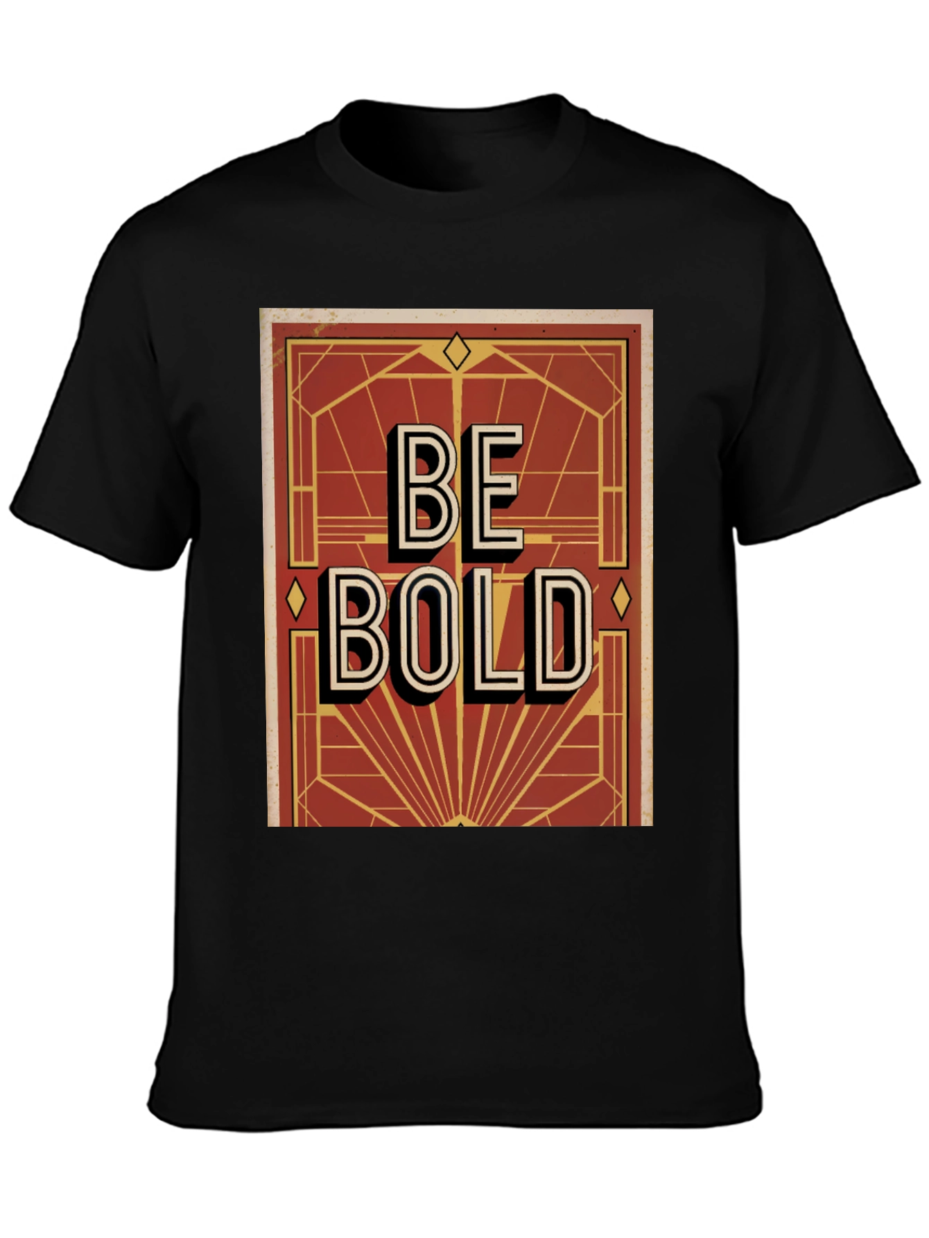 Be Bold Graphic Print Mens T-Shirt