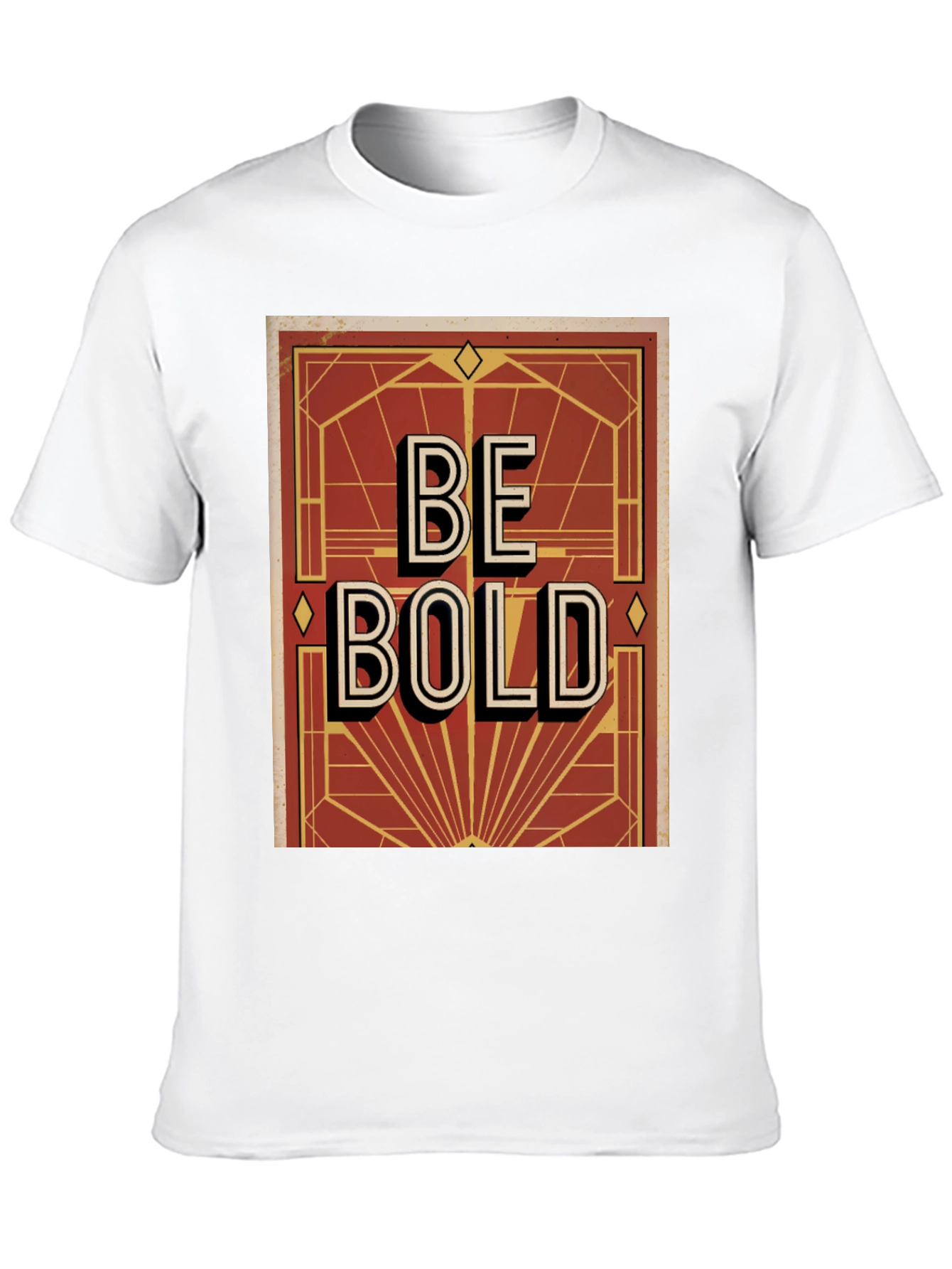 Be Bold Graphic Print Mens T-Shirt