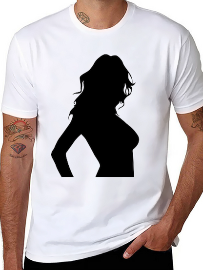 Silhouette Tee - Sleek Black T-Shirt
