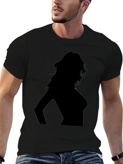 Silhouette Tee - Sleek Black T-Shirt