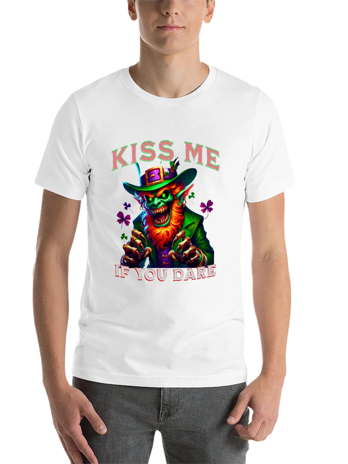 Kiss Me If You Dare St. Patricks Day T-Shirt