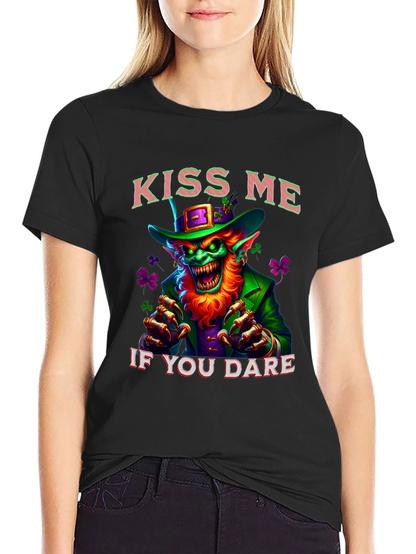Kiss Me If You Dare St. Patricks Day T-Shirt