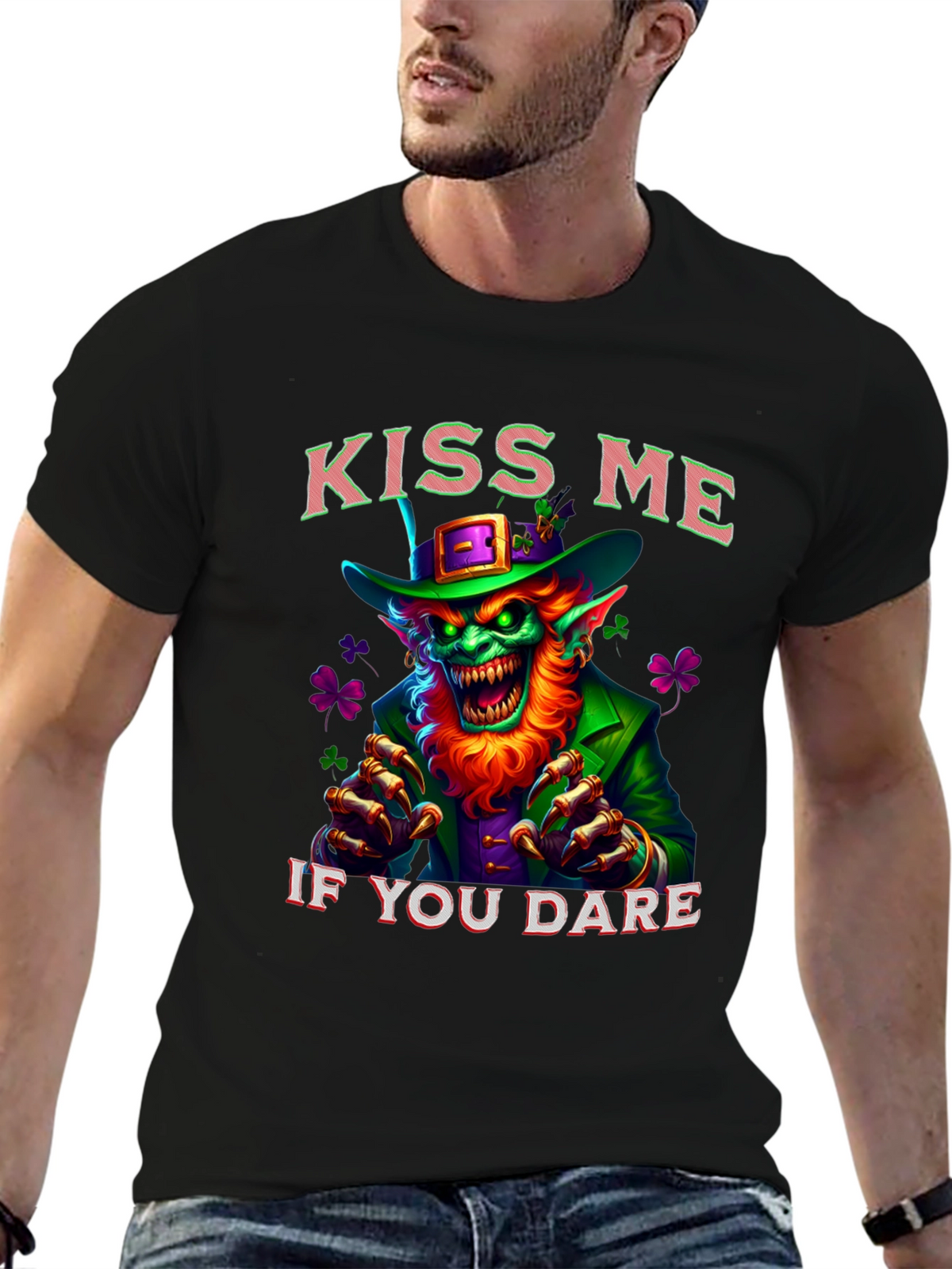 Kiss Me If You Dare St. Patricks Day T-Shirt