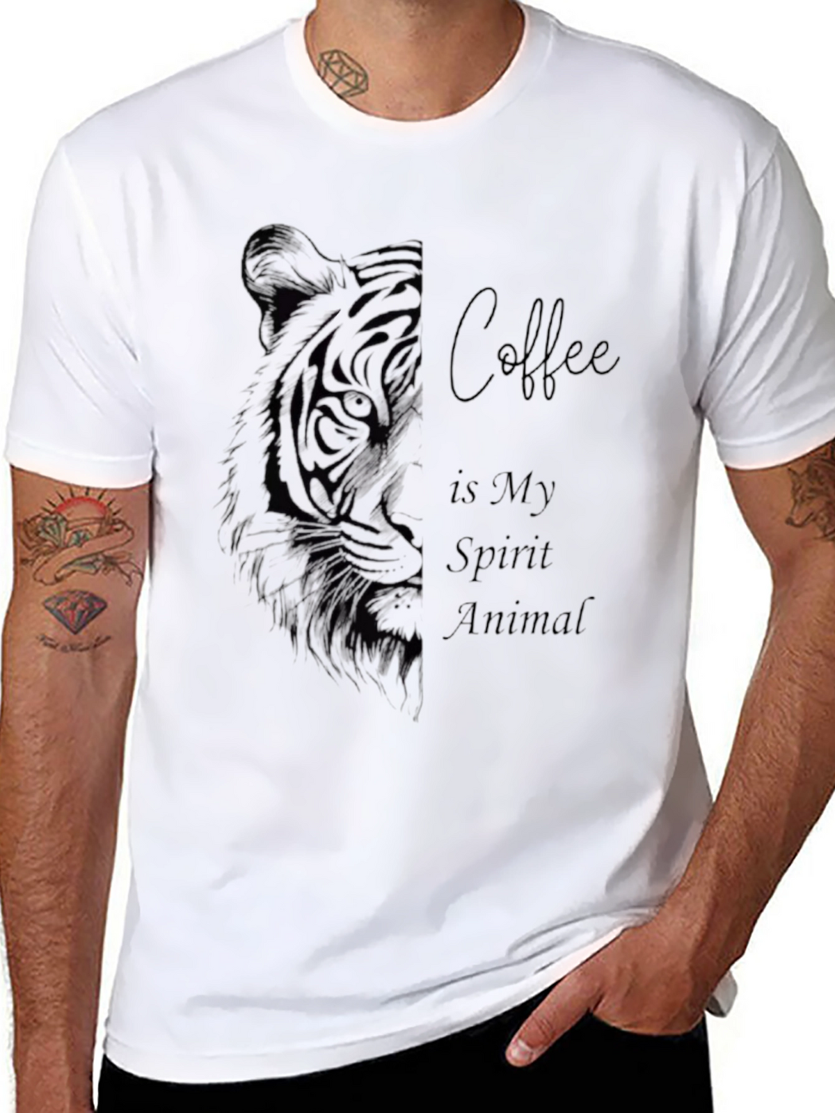 Coffee Spirit Animal Graphic Tee