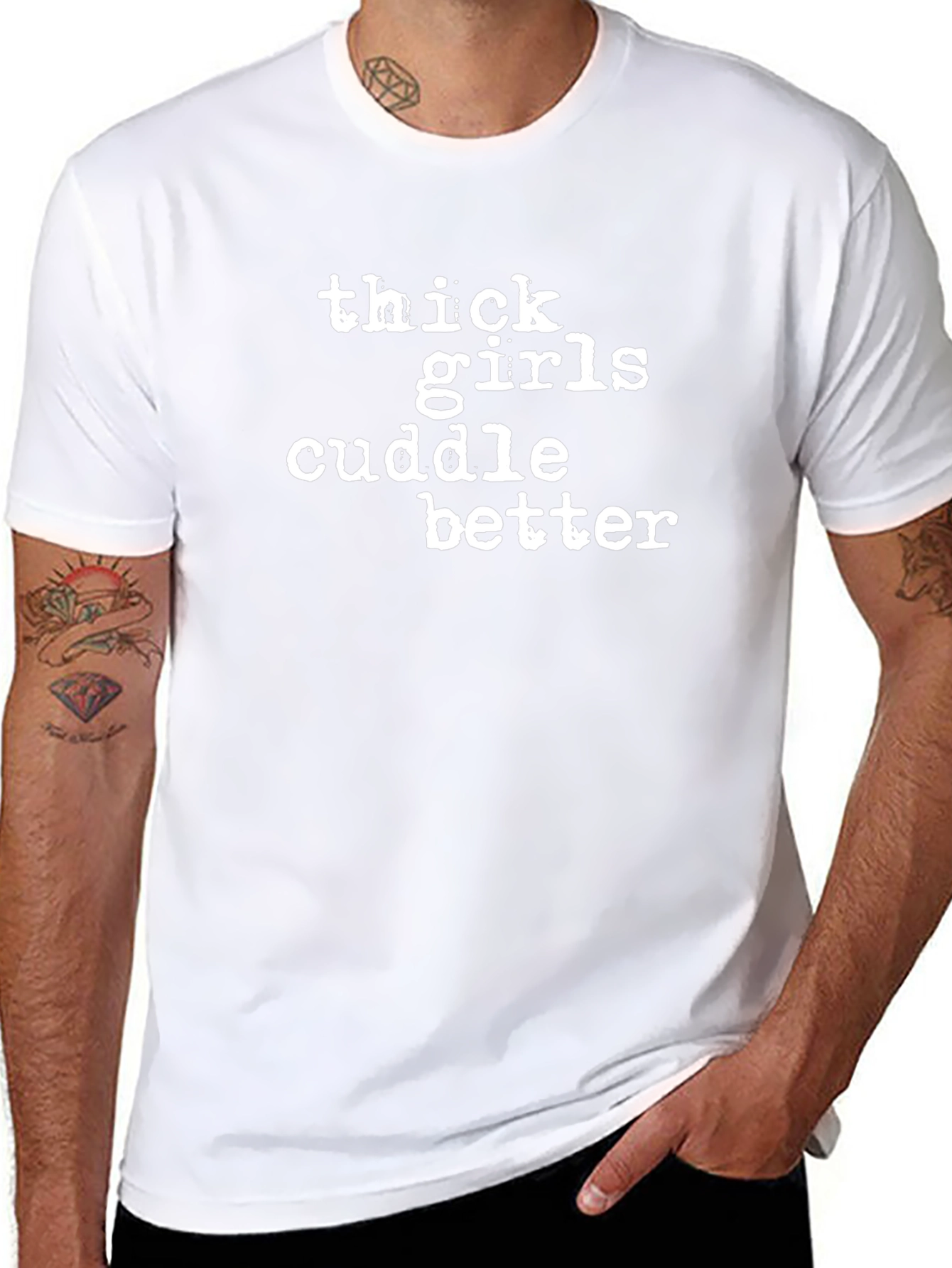Thick Girls Cuddle Better Graphic Tee
