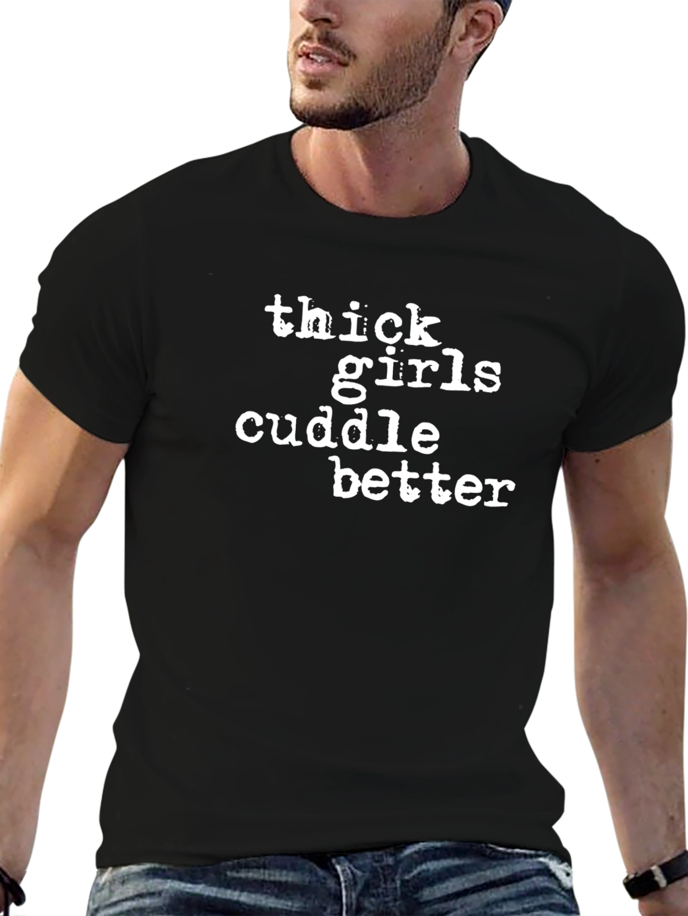Thick Girls Cuddle Better Graphic Tee