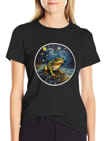 Starry Night Frog T-Shirt