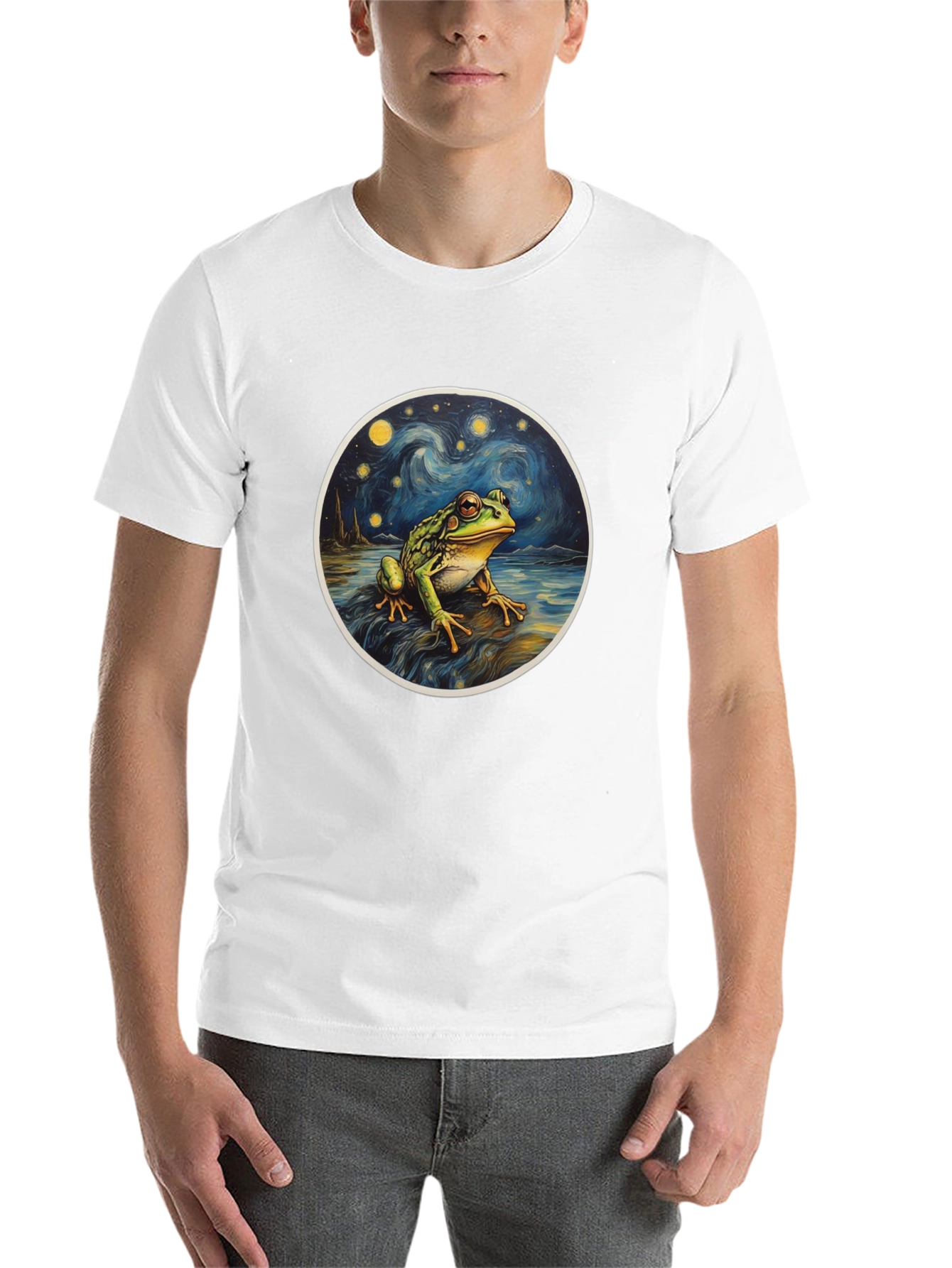 Starry Night Frog T-Shirt