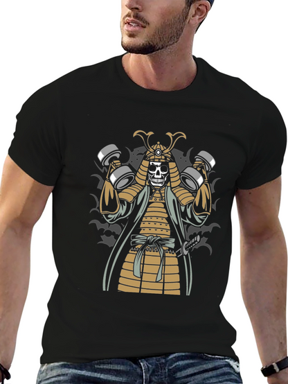 Samurai Skeleton Gym T-Shirt