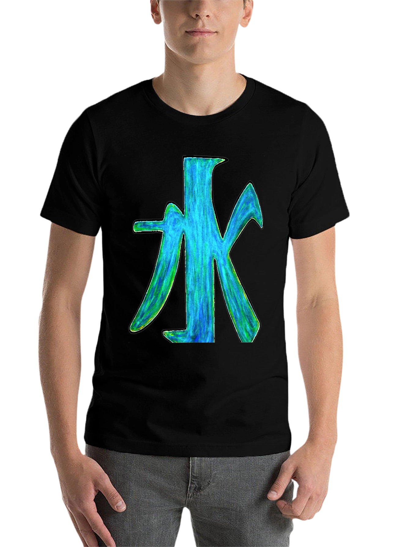 Water Symbol Graphic Print T-Shirt
